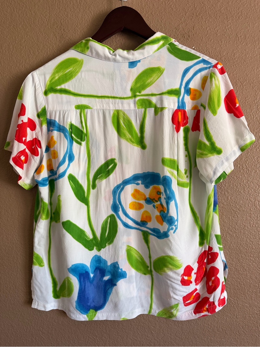 Jams World Vintage Floral Blouse Size Medium - Picture 7 of 9